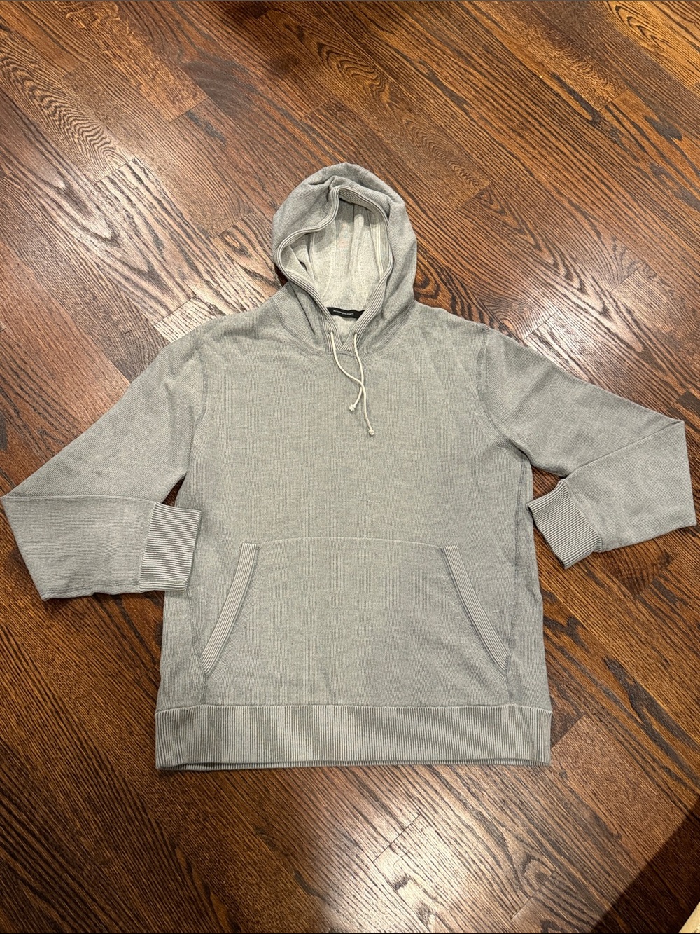 Ermenegildo Zegna Heather Gray Hooded Knit Pullover